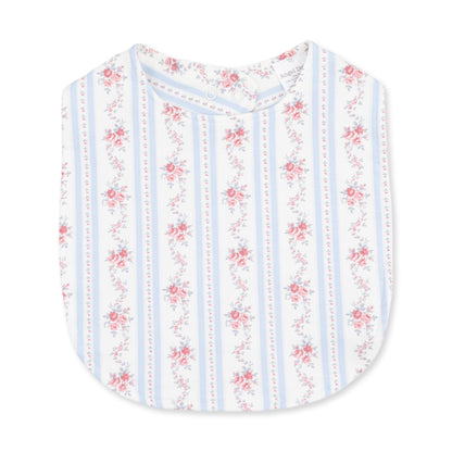 Anna Floral Stripe - Feeding Bib