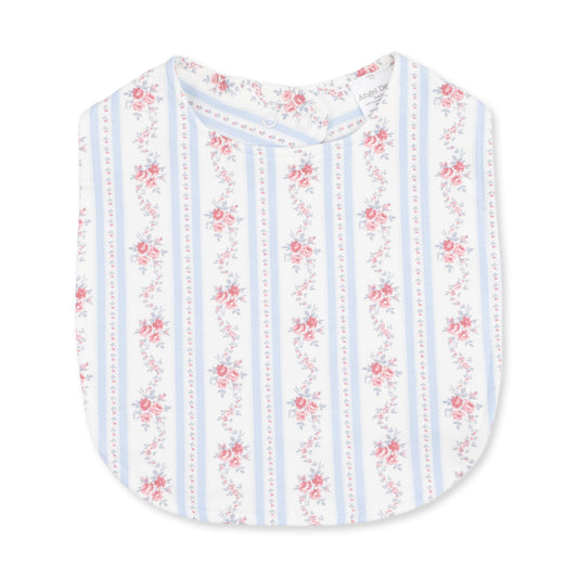 Anna Floral Stripe - Feeding Bib
