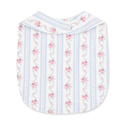 Anna Floral Stripe - Feeding Bib