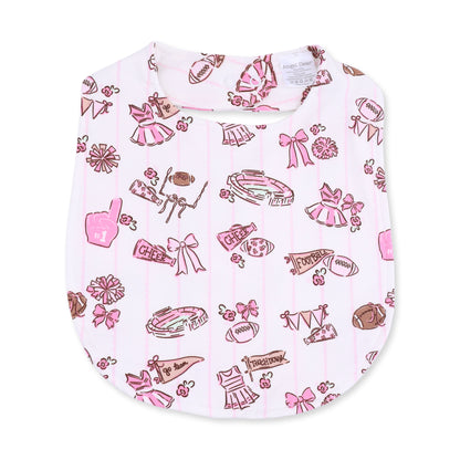 Football Cheer Nursery - Feeding Bib