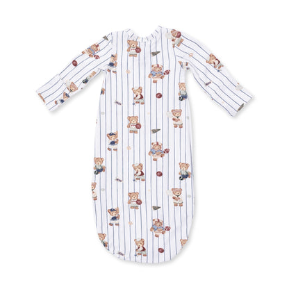 Mixed Sports Bears - Bundle Gown and Knotted Hat
