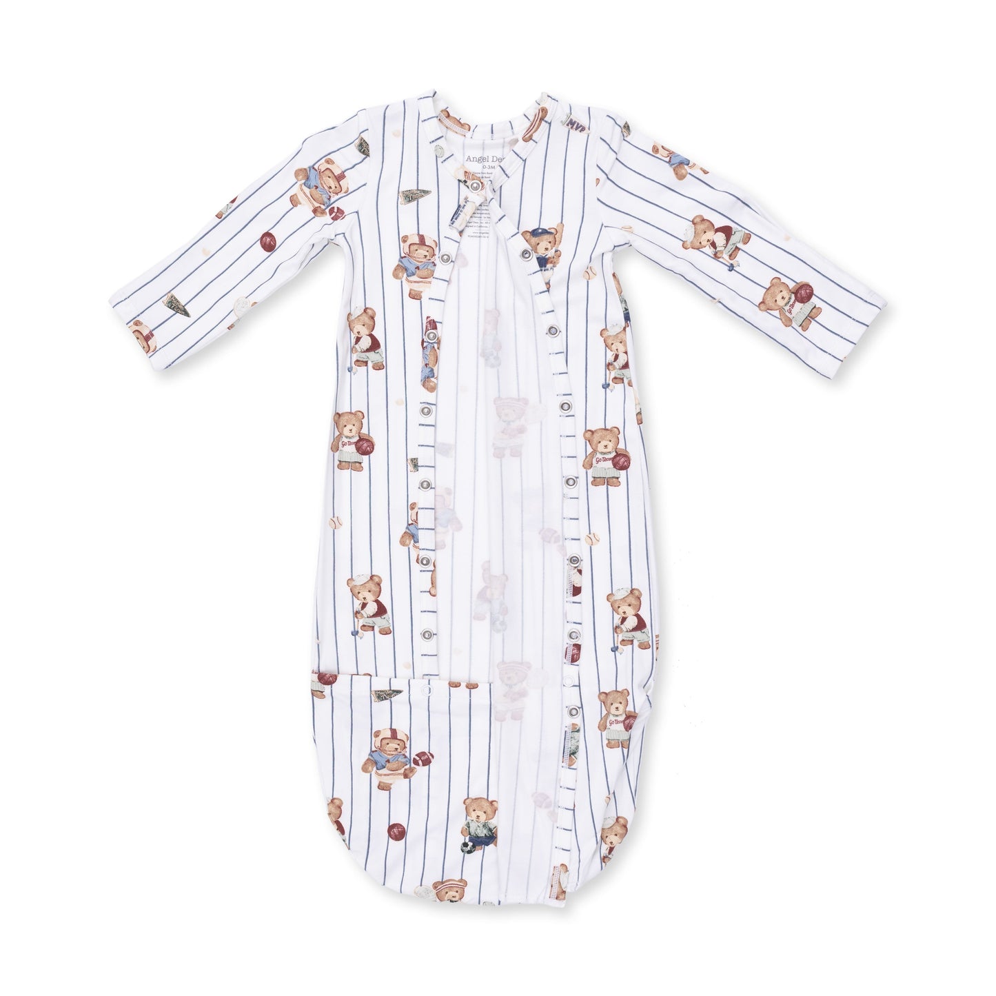 Mixed Sports Bears - Bundle Gown and Knotted Hat
