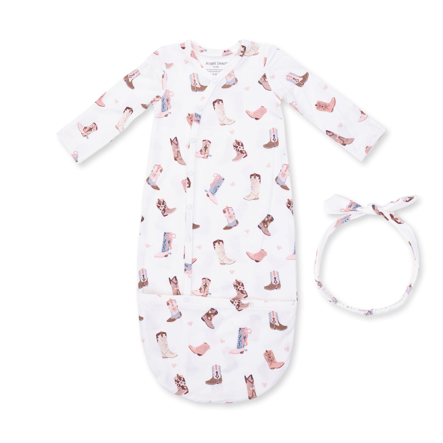 Buckarette Boots - Bundle Gown and Knot Headband