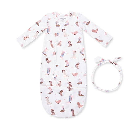 Buckarette Boots - Bundle Gown and Knot Headband
