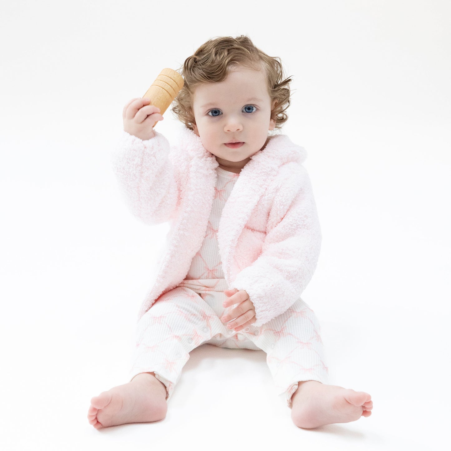 Chenille - Pretty Pink Hooded Jacket