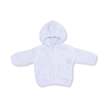 Chenille - Light Blue Hooded Jacket
