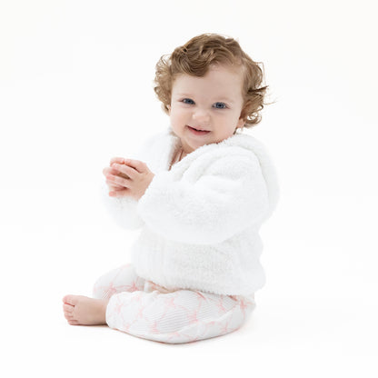Chenille - White Hooded Jacket