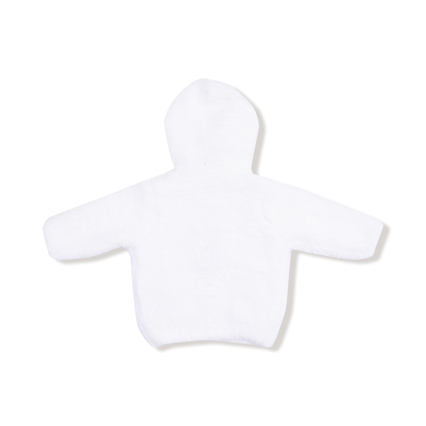Chenille - White Hooded Jacket