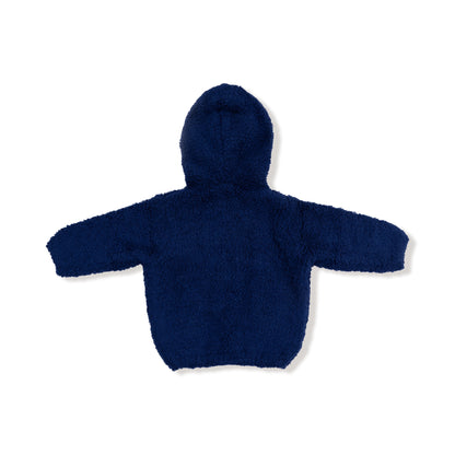 Chenille - Navy Hooded Jacket