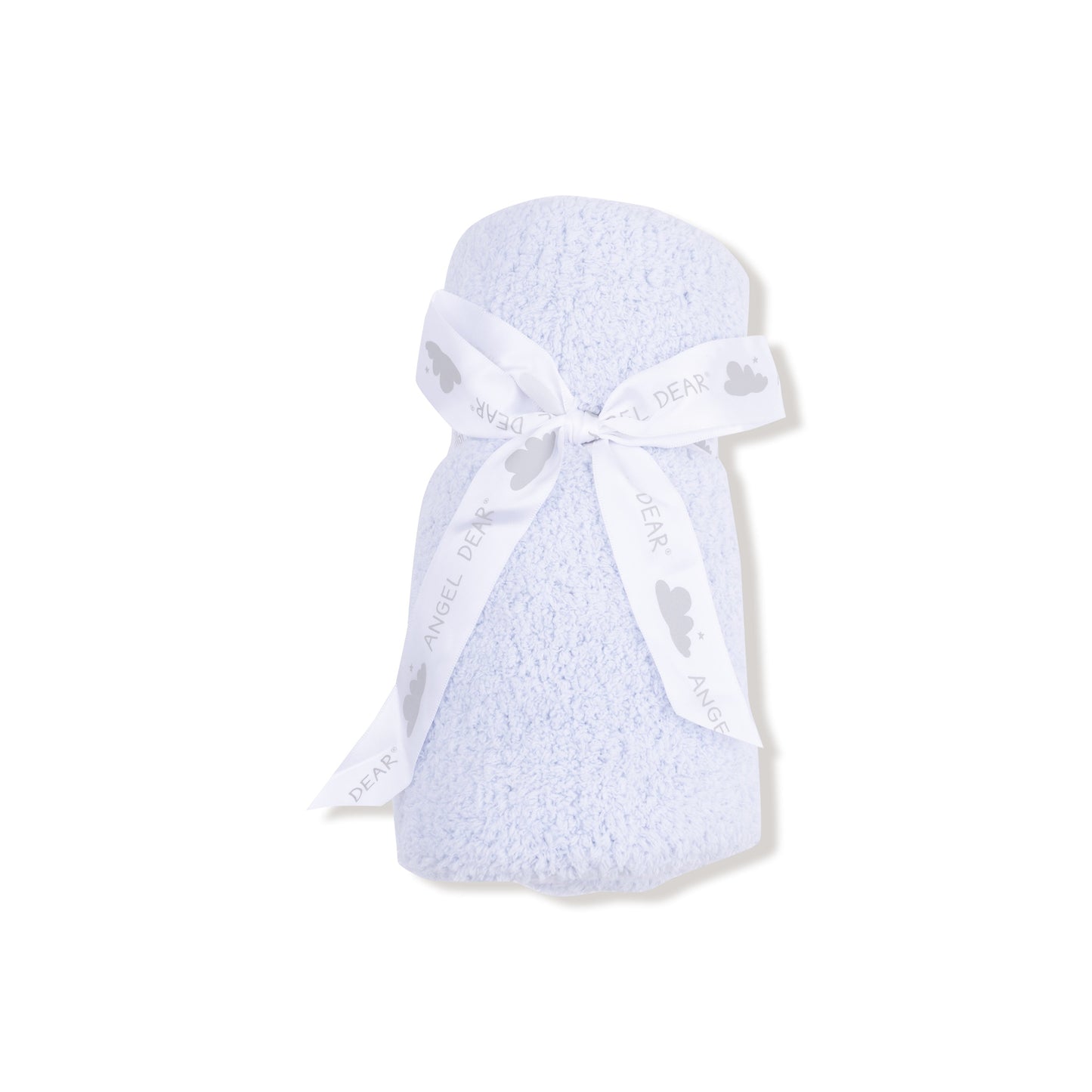 Chenille - Light Blue Receiving Blanket