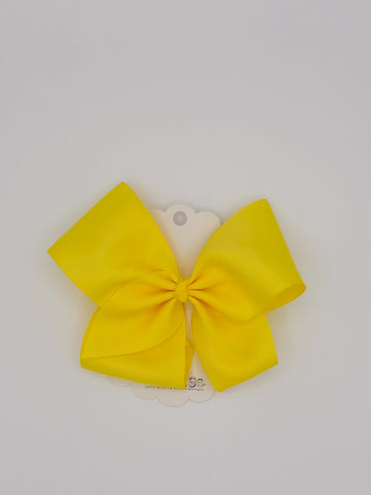 Solid Color 8 Inch Hair Bow – Boutique Girls Bow | Cajun Cuties & Co