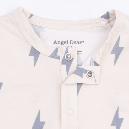 Mini Lightning Bolt - Long Sleeve Henley and Jogger