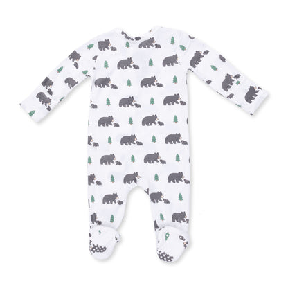 Black Bears - 2 Way Zipper Footie