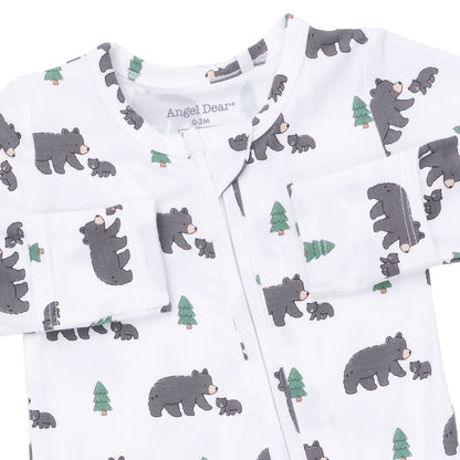 Black Bears - 2 Way Zipper Footie