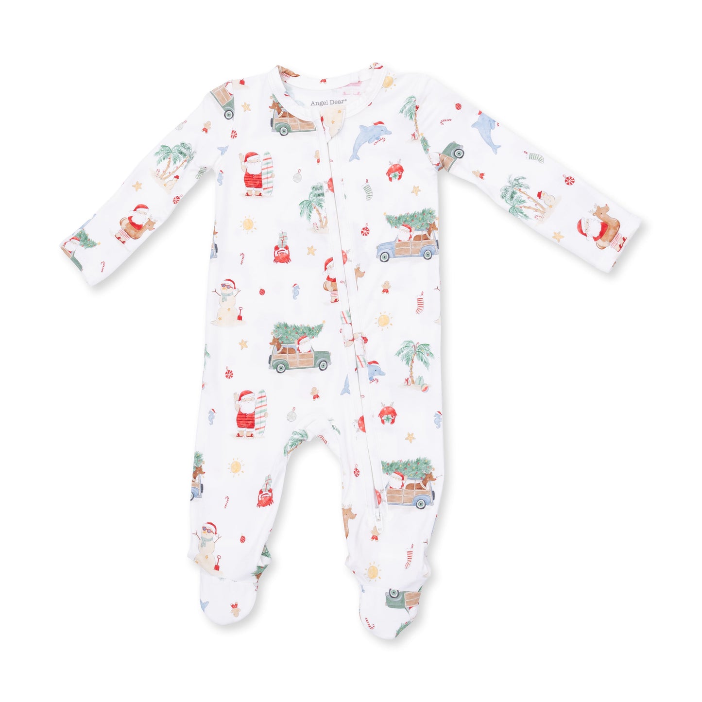 Beach Christmas - 2 Way Zipper Footie