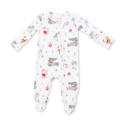 Beach Christmas - 2 Way Zipper Footie