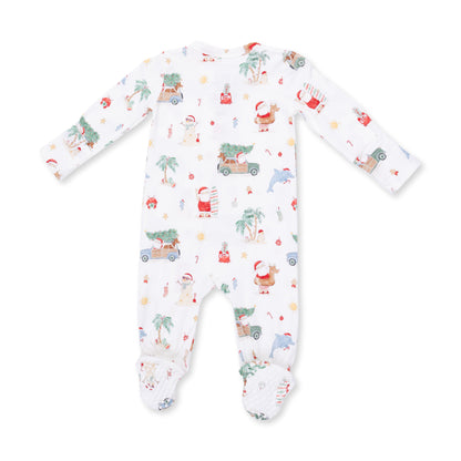 Beach Christmas - 2 Way Zipper Footie