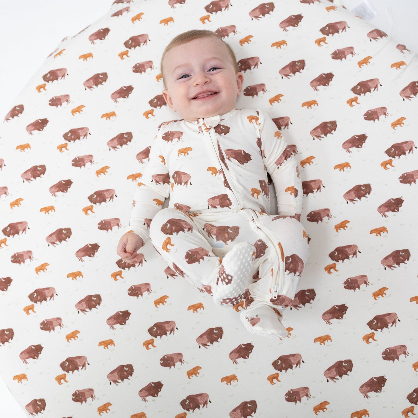 American Buffalo - 2 Way Zipper Footie