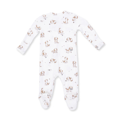 Explorer Puppy Blue - 2 Way Zipper Footie