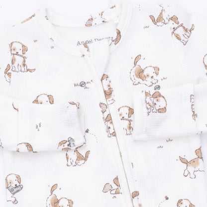 Explorer Puppy Blue - 2 Way Zipper Footie
