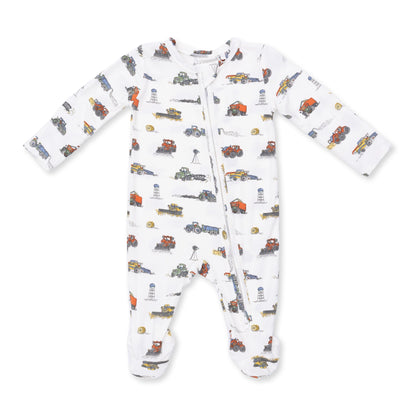 Farm Machines - 2 Way Zipper Footie