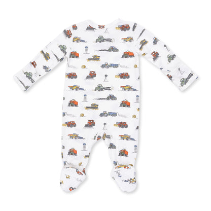 Farm Machines - 2 Way Zipper Footie