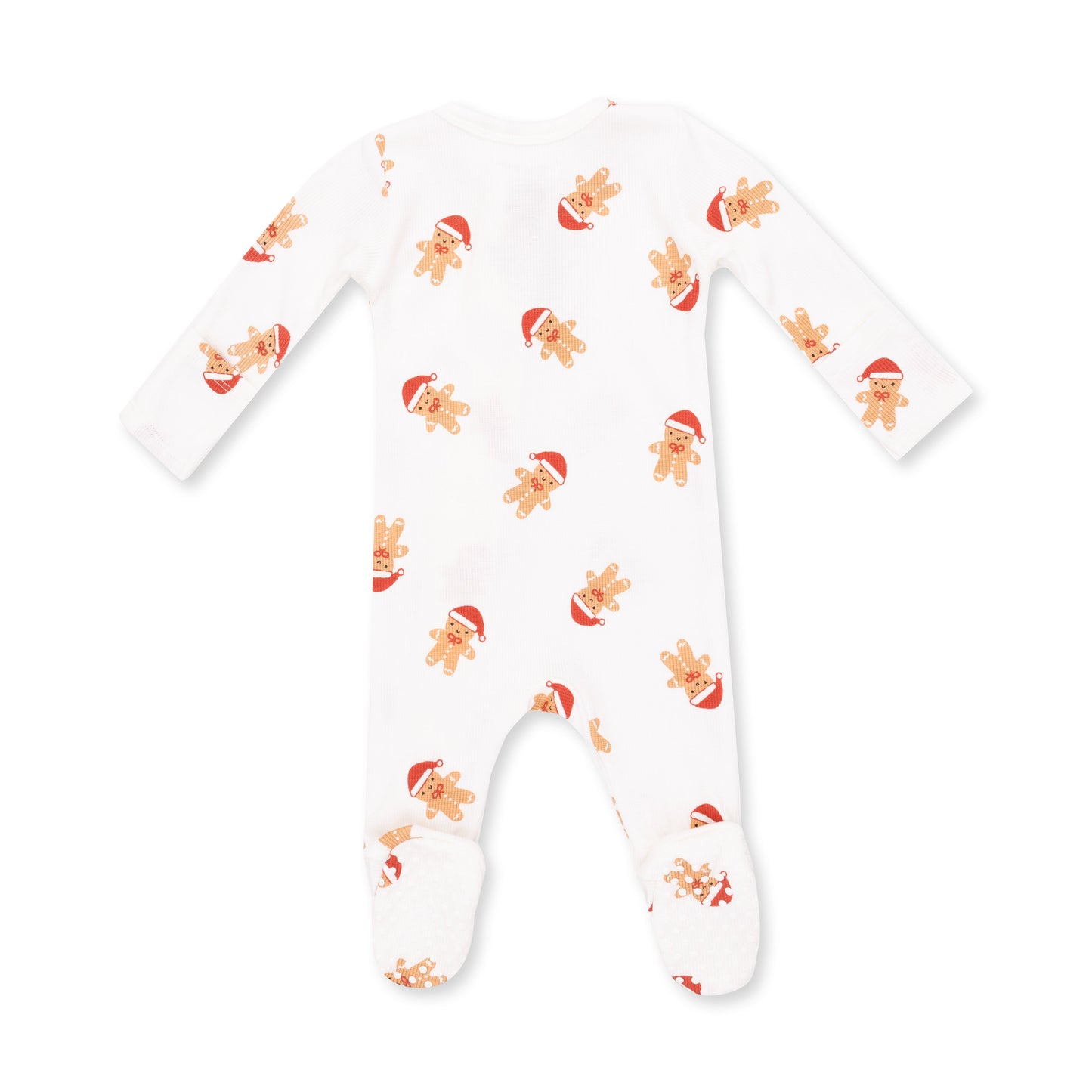 Simple Gingerbread - 2 Way Zipper Footie