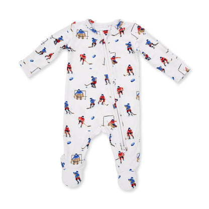 Hockey Players - 2 Way Zipper Footie