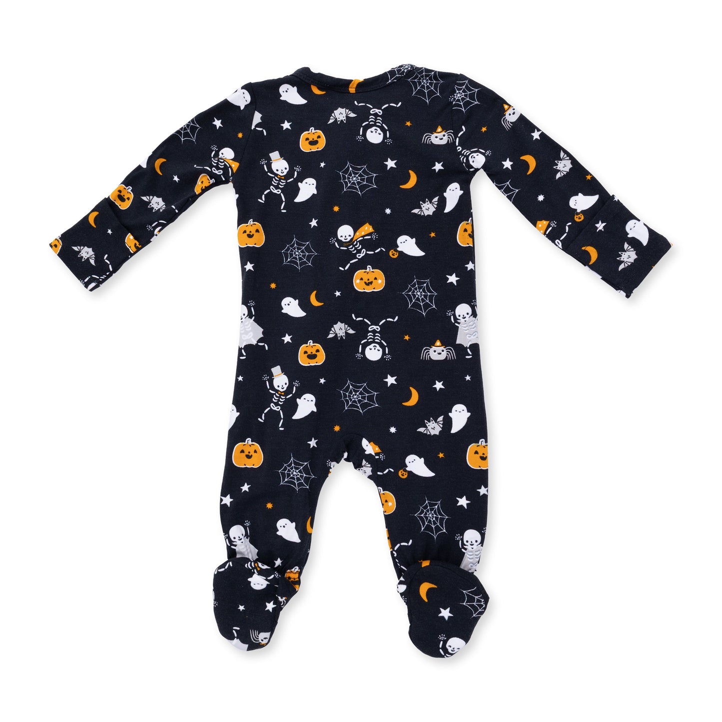 Halloween Skeleton Buddies - 2 Way Zipper Footie