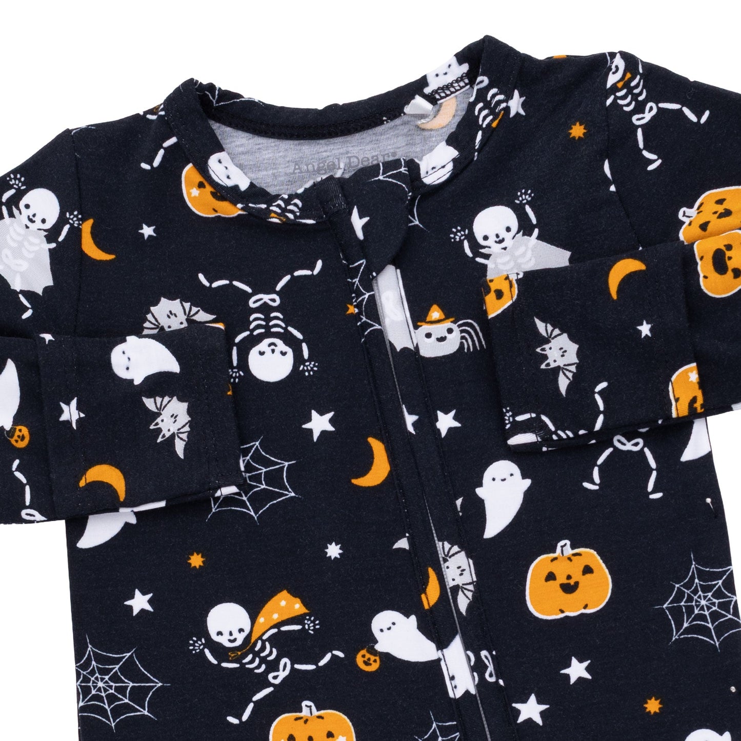 Halloween Skeleton Buddies - 2 Way Zipper Footie