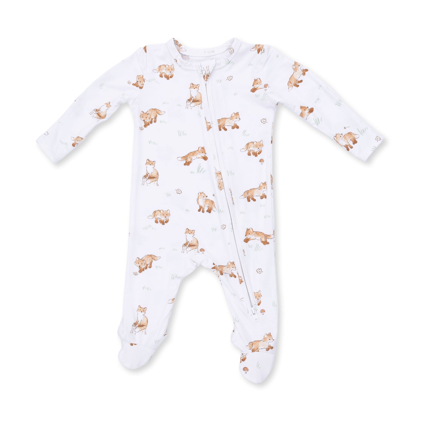 Little Explorer Fox - 2 Way Zipper Footie