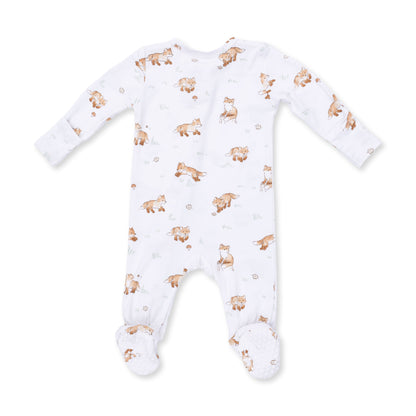 Little Explorer Fox - 2 Way Zipper Footie