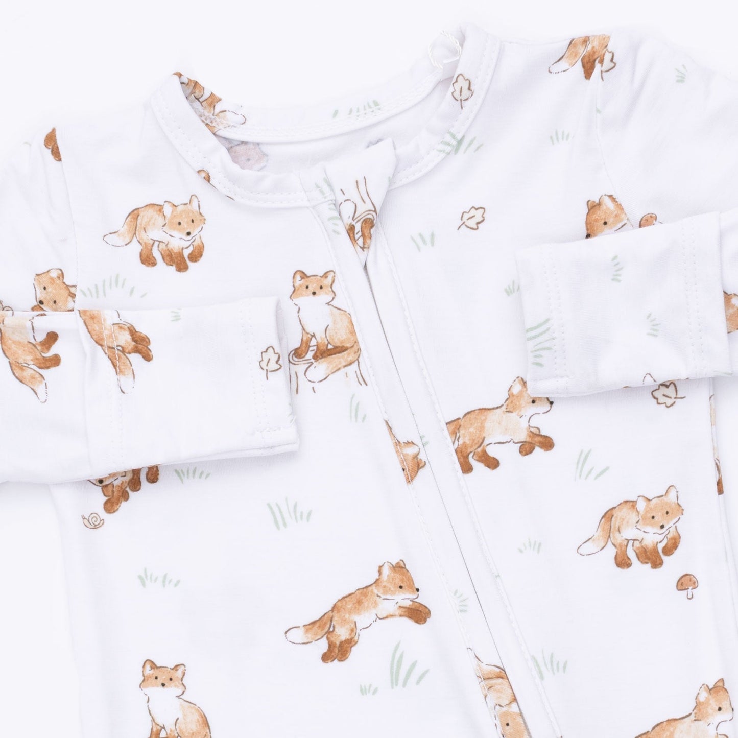 Little Explorer Fox - 2 Way Zipper Footie