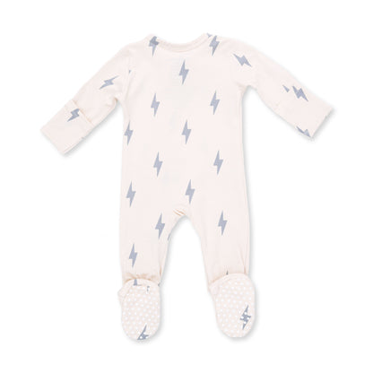 Mini Lightning Bolt - 2 Way Zipper Footie