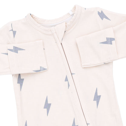 Mini Lightning Bolt - 2 Way Zipper Footie