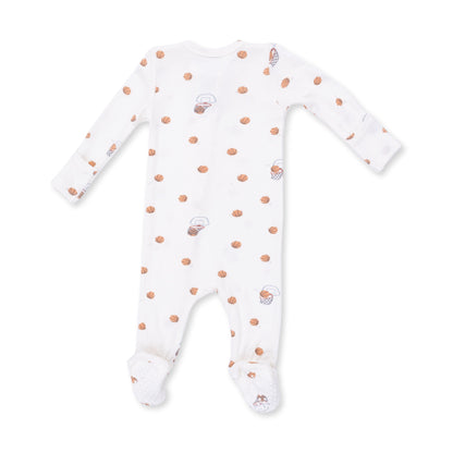 Mini Basketballs - 2 Way Zipper Footie