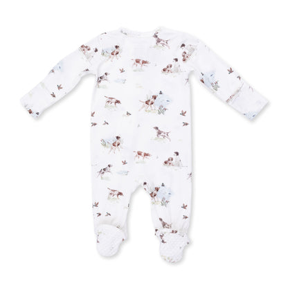 Pointer Pups and Duck Buddies - 2 Way Zipper Footie