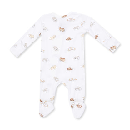 Puppy Snuggle Club - 2 Way Zipper Footie