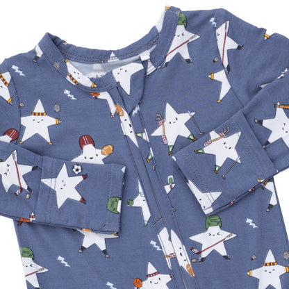 Sports All Stars Glow in the Dark - 2 Way Zipper Footie