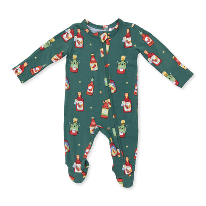 Spice Spice Baby - 2 Way Zipper Footie