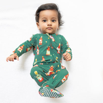 Spice Spice Baby - 2 Way Zipper Footie