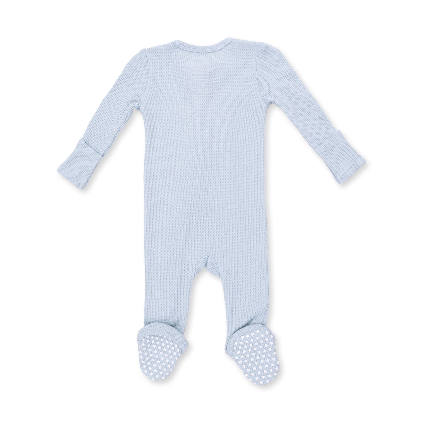 Solid Baby Blue - 2 Way Zipper Footie