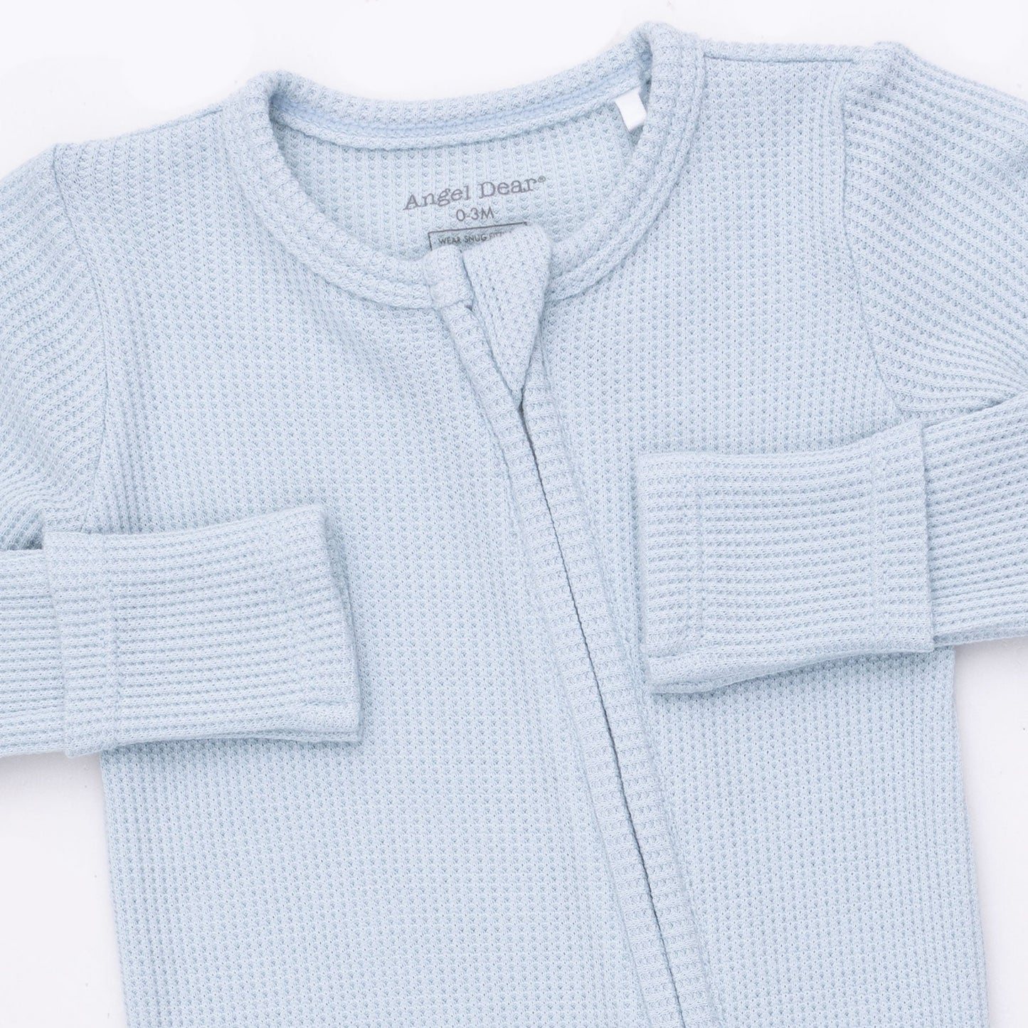 Solid Baby Blue - 2 Way Zipper Footie