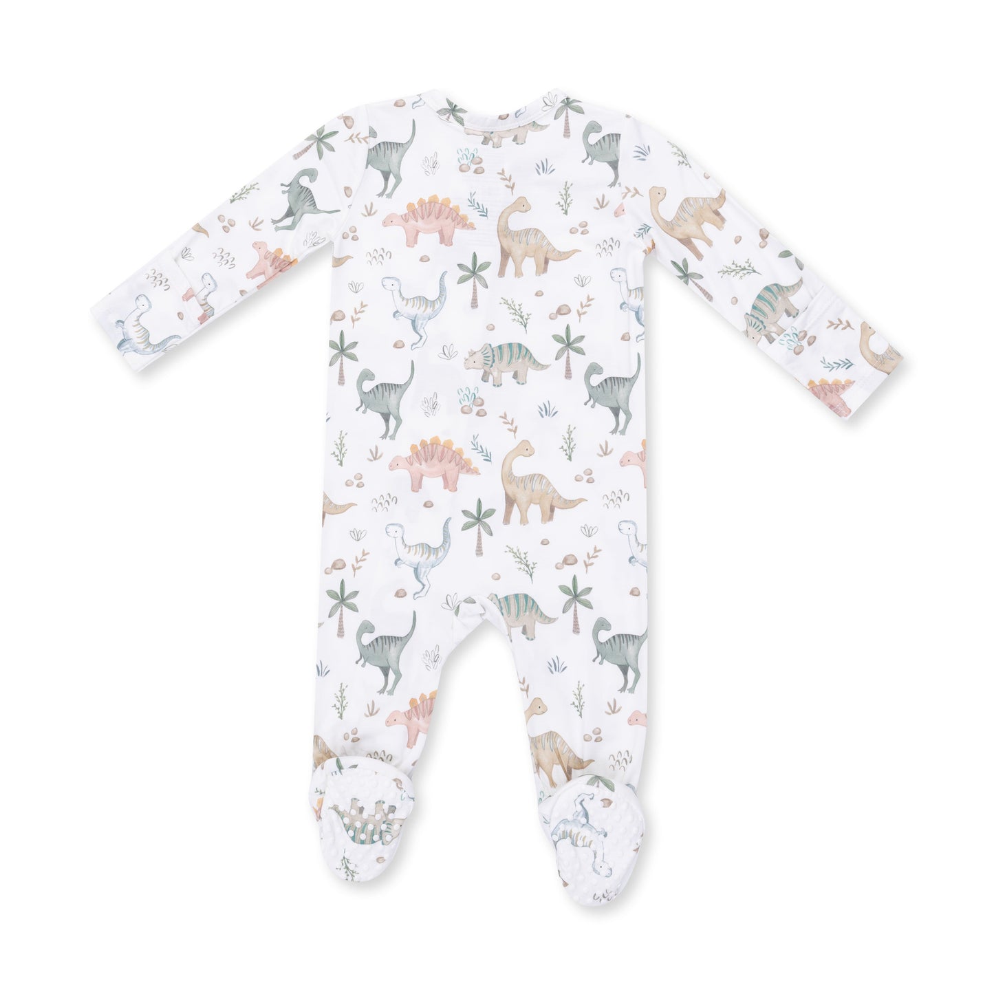 Sweet Baby Dinos - 2 Way Zipper Footie