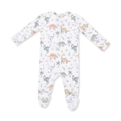 Sweet Baby Dinos - 2 Way Zipper Footie