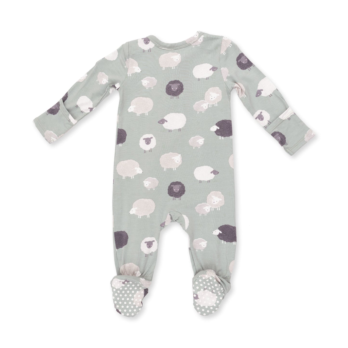 Black Sheep - 2 Way Zipper Footie