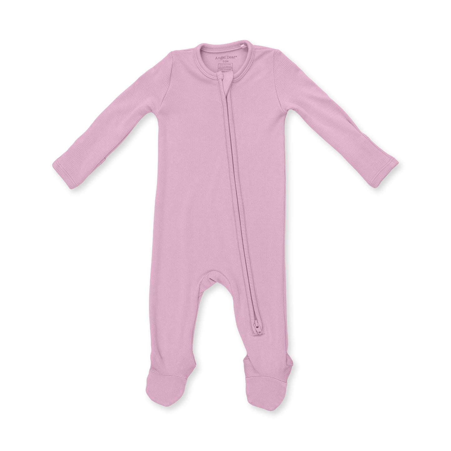 Solid Lilas - 2 Way Zipper Footie