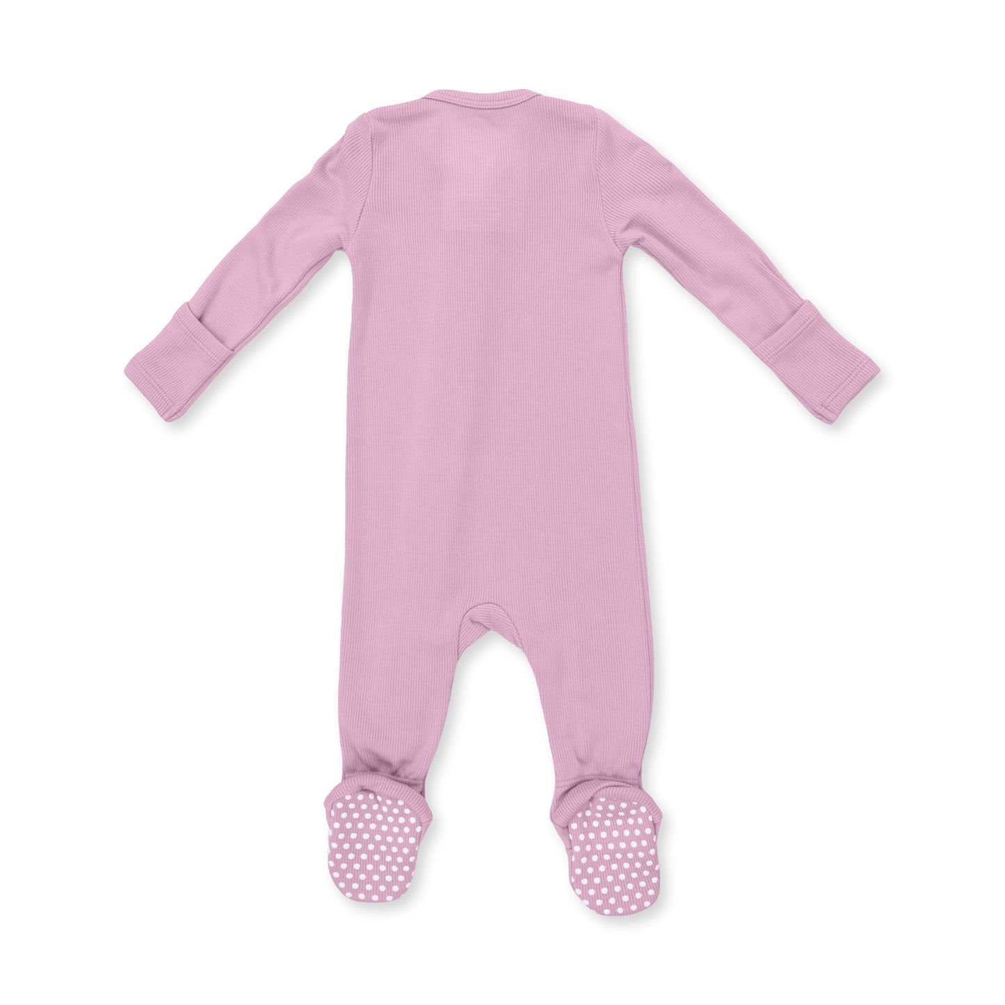 Solid Lilas - 2 Way Zipper Footie