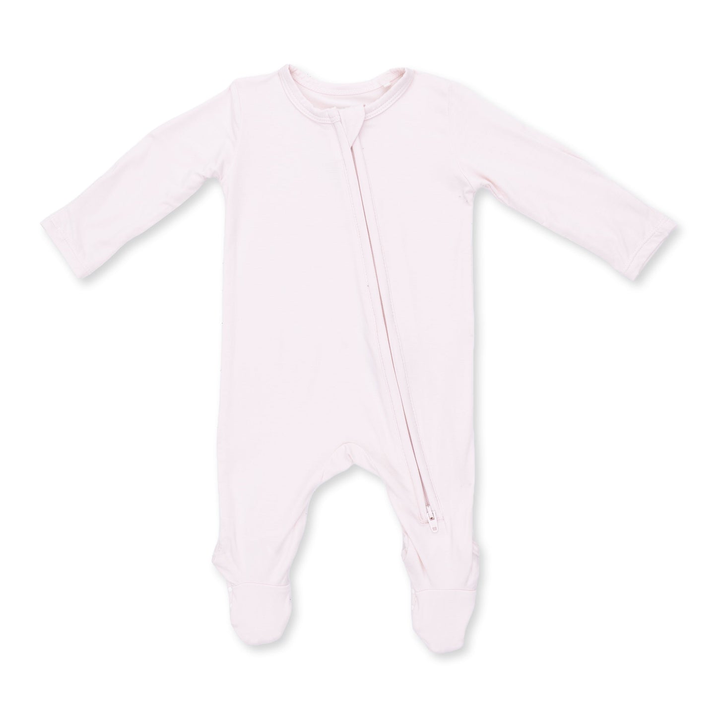 Solid Mauve Morn - 2 Way Zipper Footie