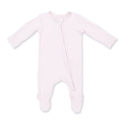 Solid Mauve Morn - 2 Way Zipper Footie